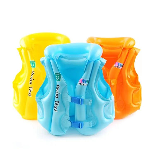 2 Pack Inflatable PVC Life Jacket Vest Medium Kids | Syndmart