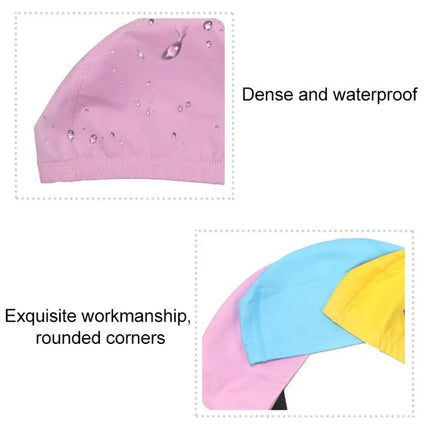 Waterproof PU Swim Cap For Long Hair Adults Elastic Fit | Syndmart