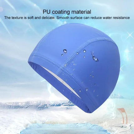 Waterproof PU Swim Cap For Long Hair Adults Elastic Fit | Syndmart