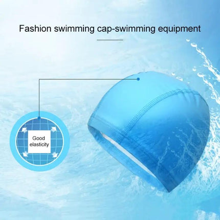 Waterproof PU Swim Cap For Long Hair Adults Elastic Fit | Syndmart