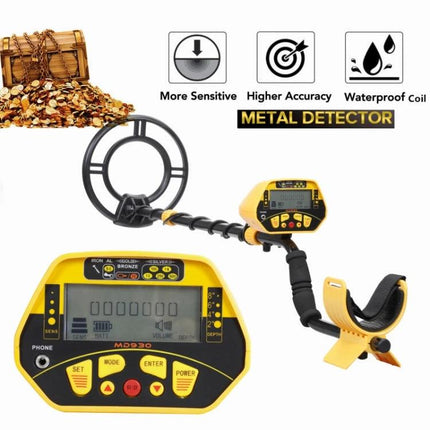 Underground Metal Detector for Treasure Hunting and Metal Detection - waterproof coil, adjustable sensitivity, high-accuracy search for coins and jewelry