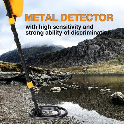 Underground Metal Detector for Treasure Hunting and Metal Detection - adjustable sensitivity and discrimination for coins and jewelry searches