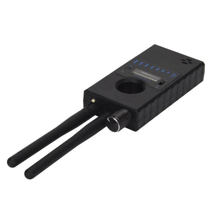 Wireless Signal Detector for Everyday Privacy Scanning handheld dual-antenna unit detecting hidden cameras and trackers