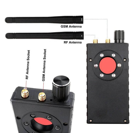 Wireless Signal Detector for Everyday Privacy Scanning dual-antenna handheld device for detecting hidden cameras and trackers