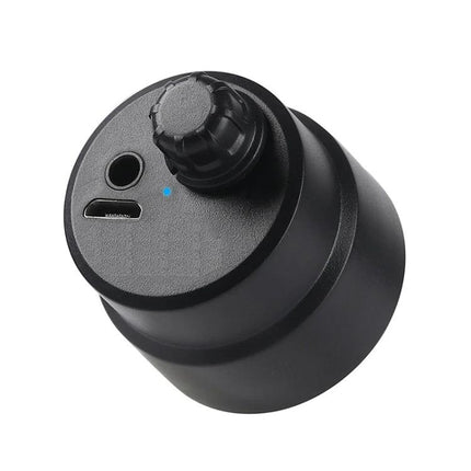 High Strength Pipe Leak Detector for Construction Use - compact black acoustic leak amplifier with volume knob and USB port