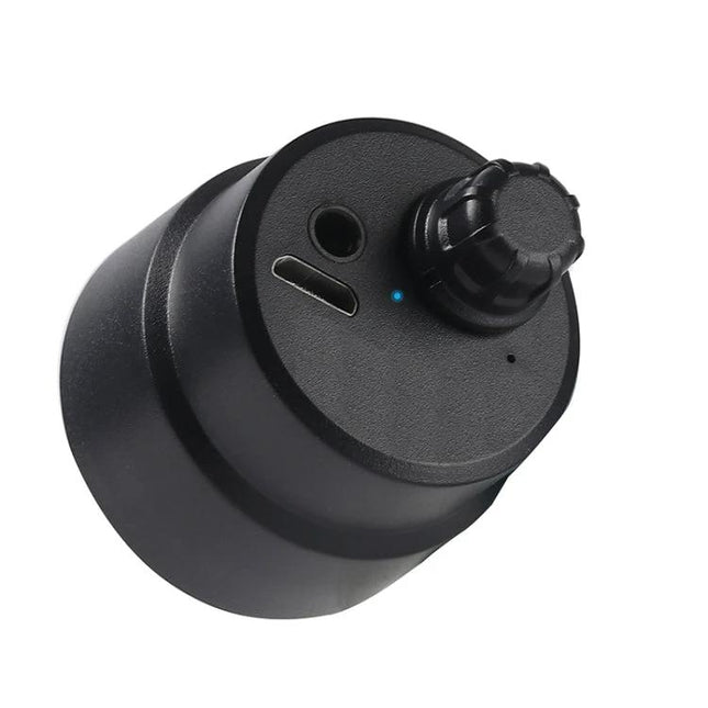 High Strength Pipe Leak Detector for Construction Use compact black sensor head with volume knob and audio jack for on-site leak detection