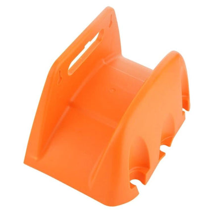 Wall Mounted Plastic Water Pipe Holder For Garden Irrigation - orange durable plastic wall hanger for hoses and irrigation pipes