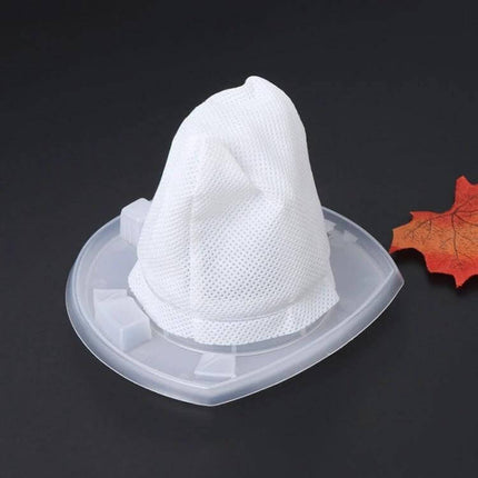 Washable Replacement HEPA Cup for Decker Vacuum Cleaner — white reusable mesh HEPA cup insert, rinseable and air-dryable filter