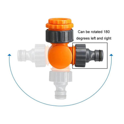Washing Machine Faucet Connector 180 Degree Swivel plastic 12 mm port with 180° swivel for kink-free hose routing