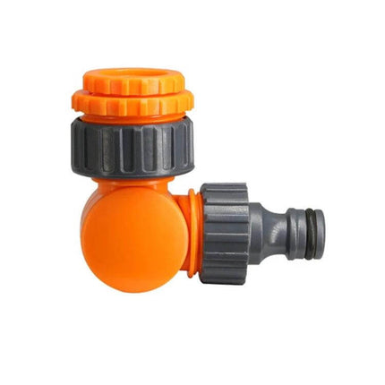 Washing Machine Faucet Connector 180 Degree Swivel plastic 12 mm port orange and gray 180° swivel hose adapter for laundry