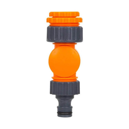 Washing Machine Faucet Connector 180 Degree Swivel plastic 12 mm port orange and gray 180° swivel hose adapter for laundry