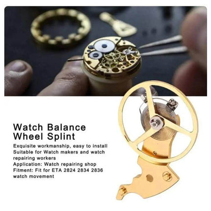 Watch Balance Cockpit Repair Tool Durable for Watch Repairs gold balance wheel cockpit for ETA 2824 2834 2836 precision watchmaking