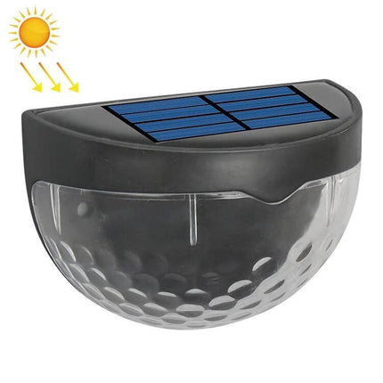 Water Drop Fence Light 6 LED Outdoor Solar Garden Path ABS solar-powered fence light with 6 LEDs for garden paths and borders