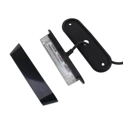 Waterproof Car Strobe Light Emergency Warning Lamp compact 12V LED strobe with mounting bracket and wiring for roadside visibility