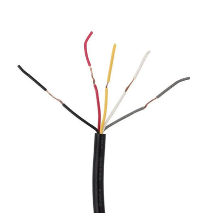 Waterproof Car Strobe Light Emergency Warning Lamp wiring harness with exposed red yellow white black gray wires for 12V installation