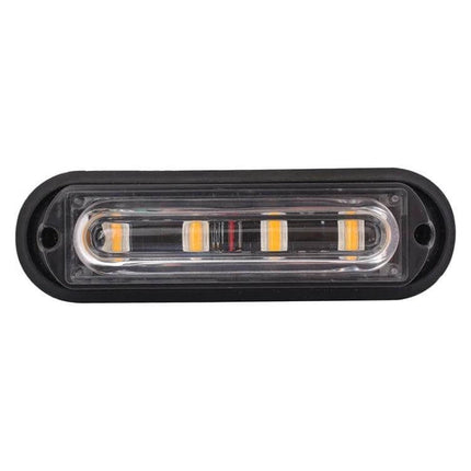 Waterproof Car Strobe Light Emergency Warning Lamp - compact 12V amber LED strobe, waterproof roadside safety beacon, easy mount