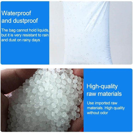 28x40cm Waterproof Packaging Bags, 100 Pcs Per Roll showing waterproof dustproof bag surface and high-quality raw material pellets