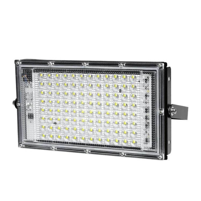 Waterproof LED Flood Light 100W for Outdoor Garden Use - rectangular 100W LED floodlight with rugged AL+PC waterproof housing, 120° wide beam