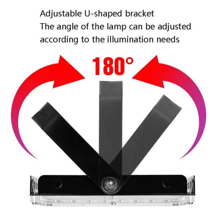 Waterproof LED Flood Light 100W for Outdoor Garden Use adjustable U-shaped bracket 180° tilt wide beam IP65 waterproof design
