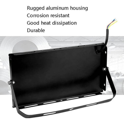 Waterproof LED Flood Light 100W for Outdoor Garden Use with rugged aluminum housing, waterproof sealed design and 120° beam