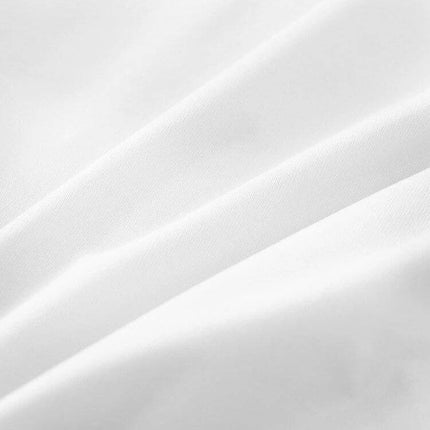 Waterproof Pillowcase 43x73 cm For Everyday Protection - white polyester surface with TPU recycled membrane close-up