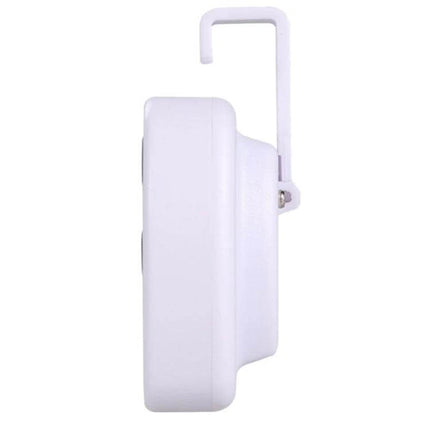 Waterproof Refrigerator Thermometer For Fridge And Freezer white compact unit with adjustable bracket and large LCD for shelf or hanging