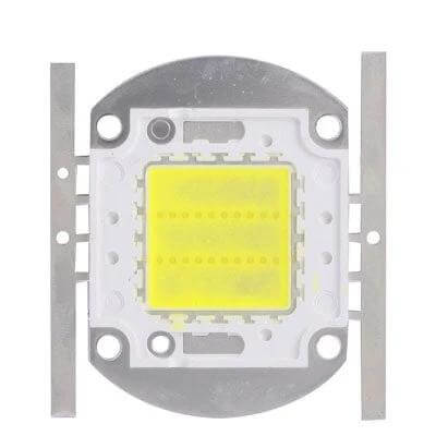 White 20W High Power LED Lamp for Home Indoor Lighting compact 56×53mm LED module showing warm white COB chip for living room and kitchen lighting
