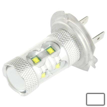 White LED Fog Light For Vehicles With Easy Install compact 60W daylight-white bulb with flexible mounting