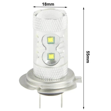 White LED Fog Light For Vehicles With Easy Install compact 55mm x 18mm daylight-white 60W LED fog lamp