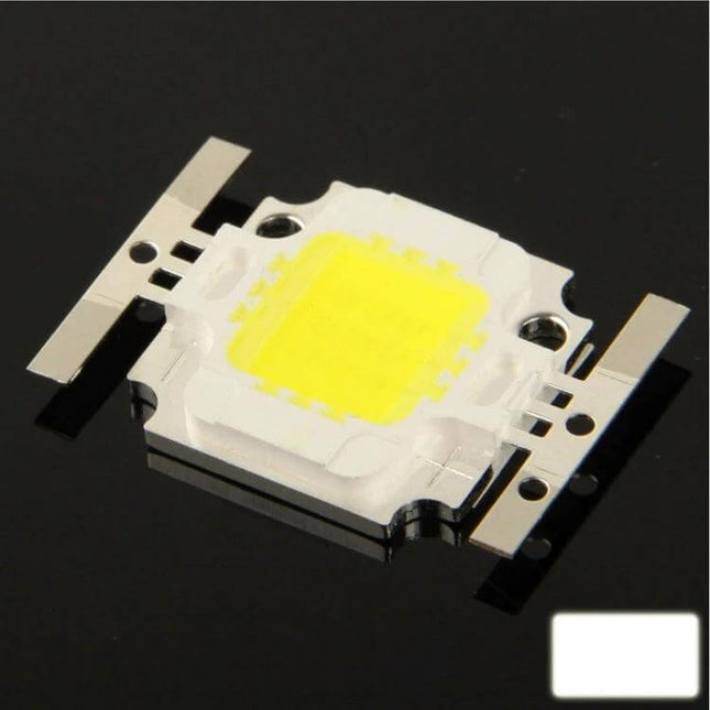 White LED Lamp For Home Lighting, Compact And Easy To Install - high-power LED chip module for daylight white 6000–6500K, 800–900 lm