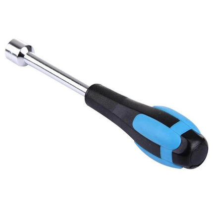 WLXY Precision 12mm Socket Head Screwdriver For General Repairs - 12mm CR-V steel socket screwdriver with ergonomic black and blue handle for furniture and electronics