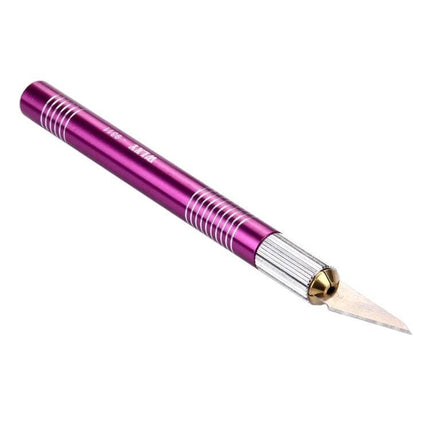 WLXY Carving Knife Kit For Home Kitchen Carving With 15 cm Blade - purple precision interchangeable blade carving tool