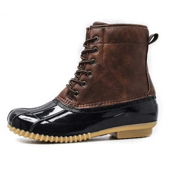 Woman Sonwy Waterproof Boots For All Seasons Brown Shoes