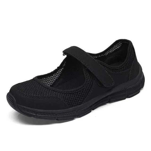 Women Casual Mesh Flat Shoes Soft Sneakers Sizes 35 to 42