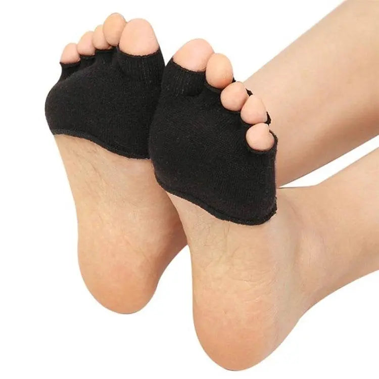 Women Invisible Non-slip Toe Socks Five Finger Socks Set