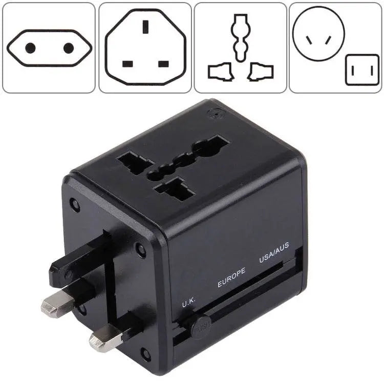 World-Wide Universal Travel Adapter with Dual USB Charger