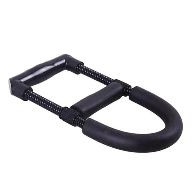 Wrist Strength Trainer For Home Use, Adjustable, Red - compact adjustable wrist and forearm trainer with foam grip for racket sports and home workouts