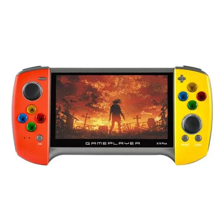 X19 Plus 5.1 Inch Screen Handheld Game Console Red Blue Yellow 