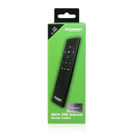 Essential DOBE Remote for Everyday XBOX Home Entertainment - black infrared multimedia remote in green retail box for Xbox One