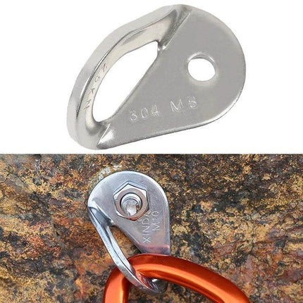 XINDA Rock Bullet Expansion Nail Hanging Film M10 Mounting stainless steel M10 anchor plate for rock climbing and rescue, corrosion-resistant