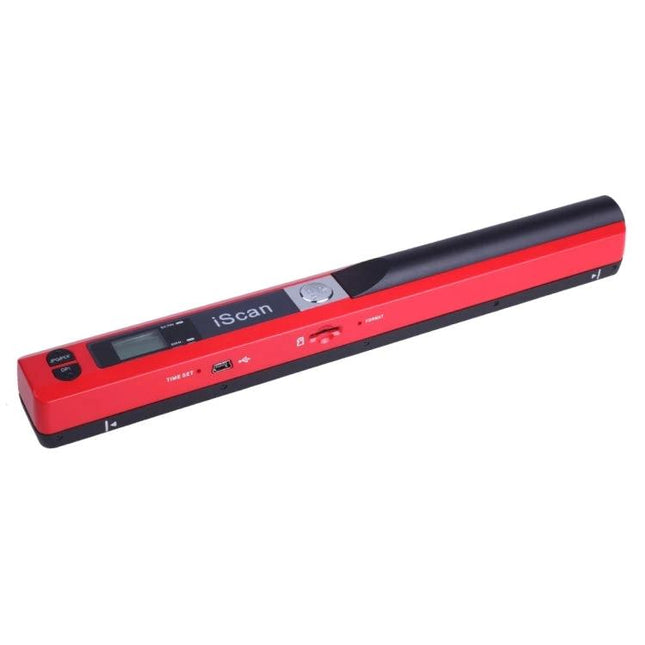 iScan01 Portable Handheld Document Scanner for Photos - lightweight red portable scanner for digitizing photos and documents to TF card