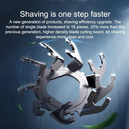 Xiaomi Electric Shaver Grey For Daily Home Grooming showcasing high-density blade assembly and fast shaving performance