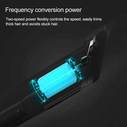 Xiaomi Enchen Boost Hair Trimmer With Fast Charging For Home Haircuts showing internal motor and two-speed frequency conversion power for precise trims