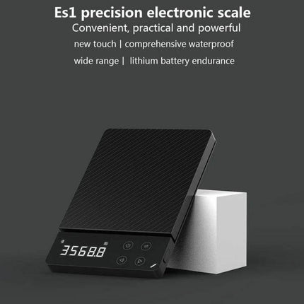 Xiaomi Kitchen Scale With Tare Function For Precise Ingredient Measurement - sleek black digital kitchen scale with tare and LED display