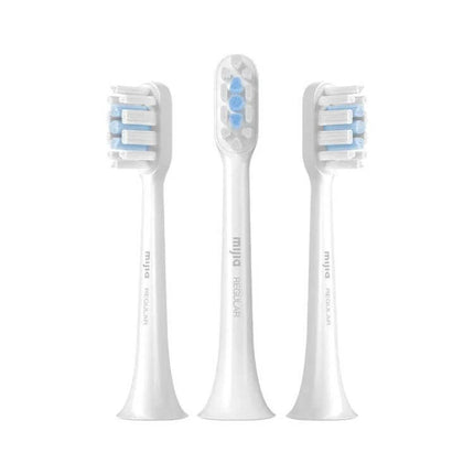 Xiaomi Mijia Sonic Brush Head Standard 3-Pack For Electric Toothbrush replacement heads set, white compact 3-pack protecting gums and delivering consistent cleaning