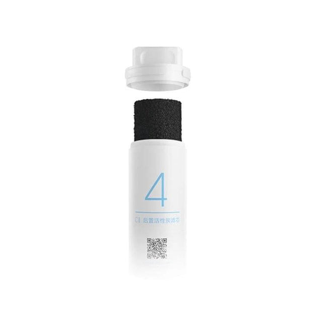 Xiaomi Replacement Water Filter For Mi Purifier Activated Carbon - white replacement carbon cartridge for Mi water purifier reducing chlorine taste and odors