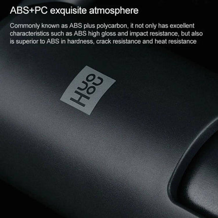 Xiaomi Youpin Huohou Red Wine Bottle Opener for Everyday Use at Home compact ABS+PC body with stainless steel parts, sleek black close-up, 45x159mm, 105g