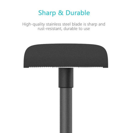 XPREEN Back Shaver With Stretchable Handle For Easy Back Hair Removal – close-up of sharp durable stainless steel blade and handle