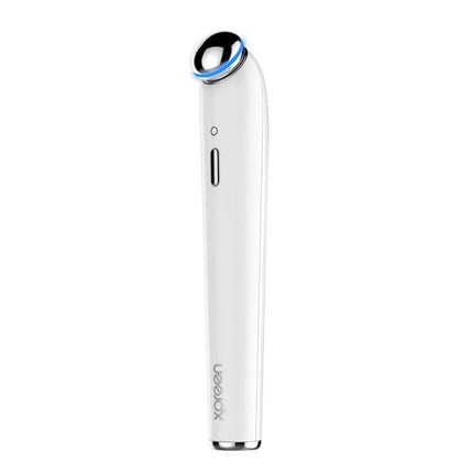 Xpreen Eye Massager For Eye Strain Relief With Gentle Heat - compact white handheld device with blue light and gentle heat for travel and office use