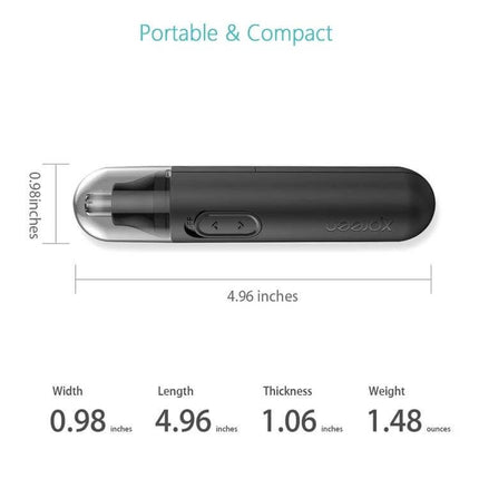 XPREEN Nose and Ear Hair Trimmer With Rotating Blade For All compact portable trimmer 4.96in length 0.98in width travel grooming